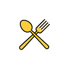 spoon and fork icon vector for web and mobile app. spoon, fork and knife icon vector. restaurant sign and symbol