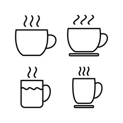 Cup coffee icon vector. coffee cup icon. mug