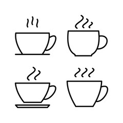 Cup coffee icon vector. coffee cup icon. mug