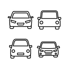 Car icon vector. Car sign. sedan