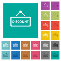 hanging discount table square flat multi colored icons