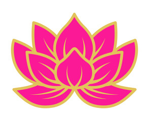 蓮の花　アイコン　01