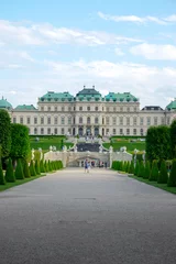Deurstickers Belvedere Palace in Vienna on a sunny day © Pablo