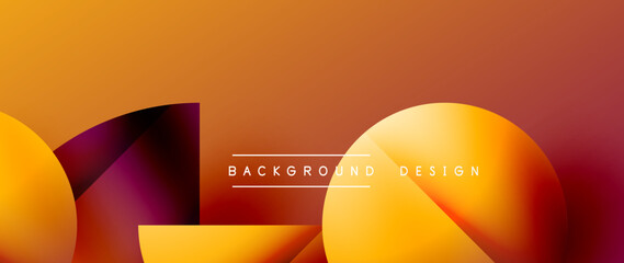 Minimalistic geometric backdrop showcasing metallic circles and squares, embodying understated elegance. Reflective surfaces and precise forms create harmonious blend of simplicity and sophistication