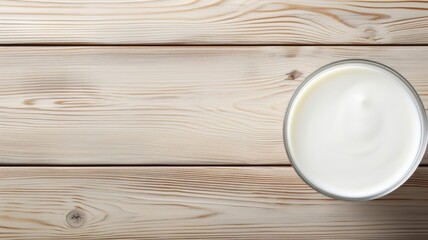 Fresh Organic Milk Dairy product Photorealistic Horizontal Background. Lactose And Protein Rich Food. Ai Generated Backdrop with Copyspace. Creamy Milk Dairy product.