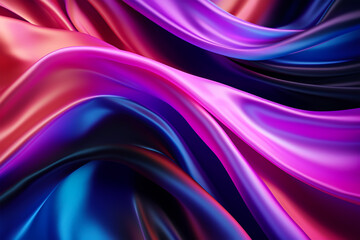 Fototapeta premium abstract background of colored silk or satin fabric with some smooth folds