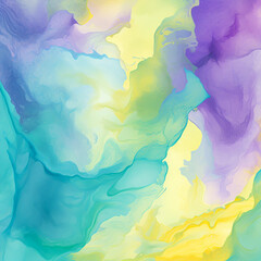 Abstract colorful background. Psychedelic texture. Digital painting