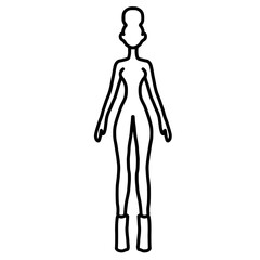 people, person, fashion, shadow, female, woman, pose, model, lady, silhouette, outline