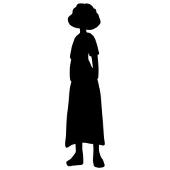 silhouette, people, person, fashion, shadow, female, woman, pose, model