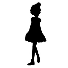 silhouette, people, person, fashion, girl, shadow,female 