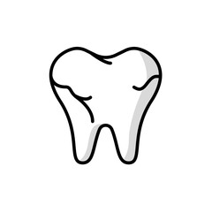 cracked teeth illustration