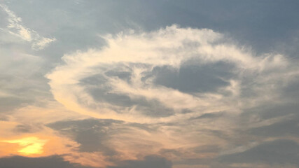 clouds in the sky