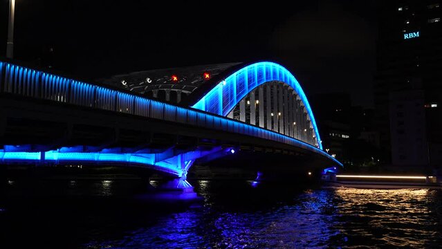 永代橋　夜景　2023年8月
