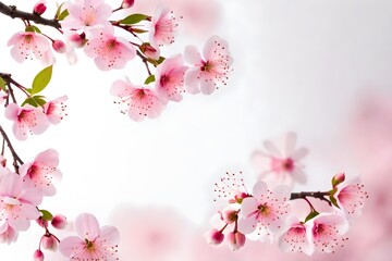Fototapeta na wymiar spring background with sakura, Ultra High HD Quality