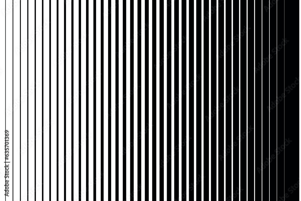 Wall mural vertical speed line halftone gradient line pattern background.