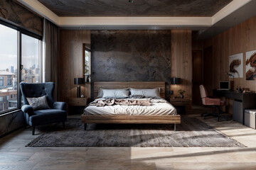 interior of a bedroom