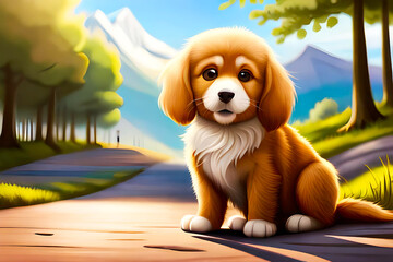puppy dog portrait