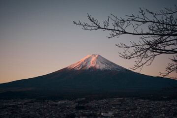 Mt Fuji during sunrise