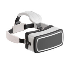 3D illustration of virtual and augmented reality with smart glasses