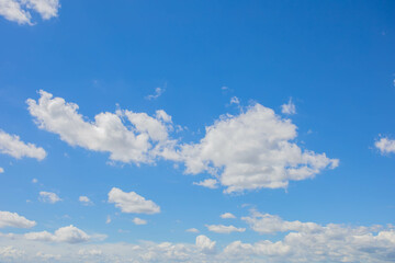 white cloudy sky and scenery