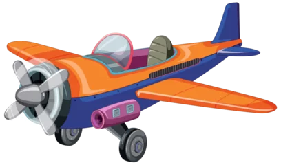 Photo sur Plexiglas Enfants Isolated jet plane cartoon