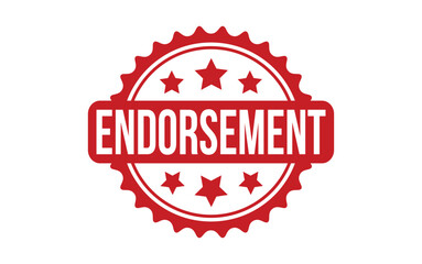 Endorsement rubber grunge stamp seal vector