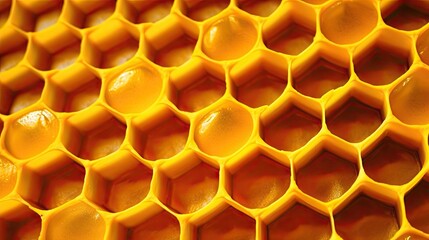 close up of honeycomb texture full background