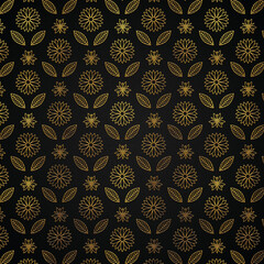 Golden abstract linear luxury style 43 pattern, square modern pattern design.