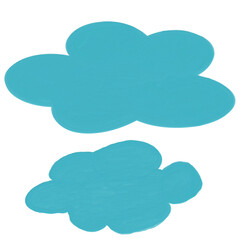 Obraz premium Oil Painting Clouds