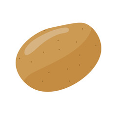 Potato vegetable vector illustration, solanum tuberosum icon design isolated on white background