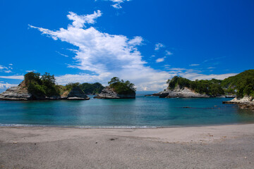 砂浜と堂ヶ島