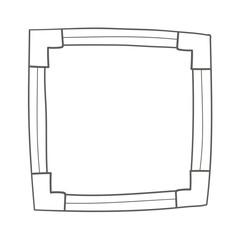 Square frame illustration