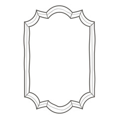 Vintage frame illustration