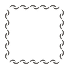 Square shape frame illustration