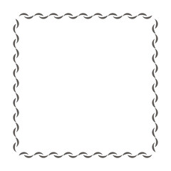 Square shape frame illustration