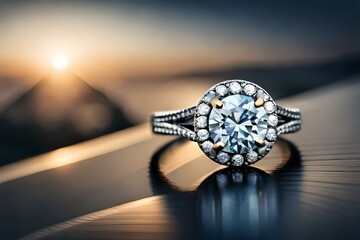 Fototapeta premium diamond ring