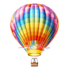 Fototapeta premium balloons flying isolated on white