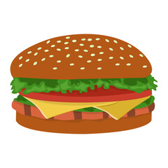 Burger Stock Illustration Artwork Design