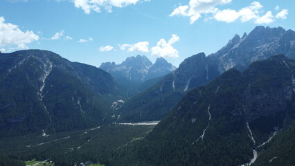 Crep Checio peak, Tre Cime, mountains