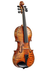 Fototapeta na wymiar Violin isolated on transparent background