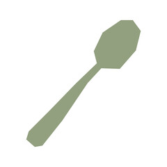 Spoon flat illustration