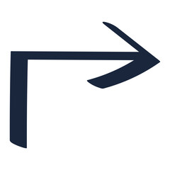 Doodle arrow illustration