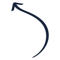 Doodle arrow illustration