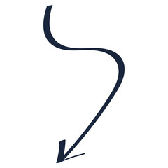 Doodle arrow illustration