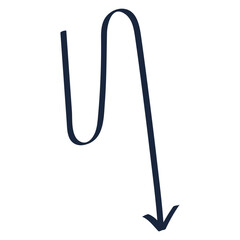 Doodle arrow illustration