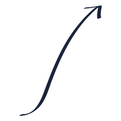 Doodle arrow illustration