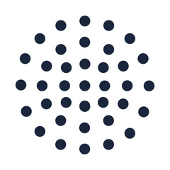 Circle dot pattern illustration