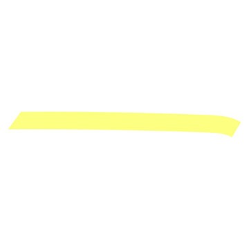 Yellow highlight marker line illustration