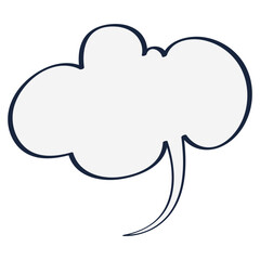 Cloud bubble illustration