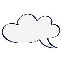 Cloud bubble illustration